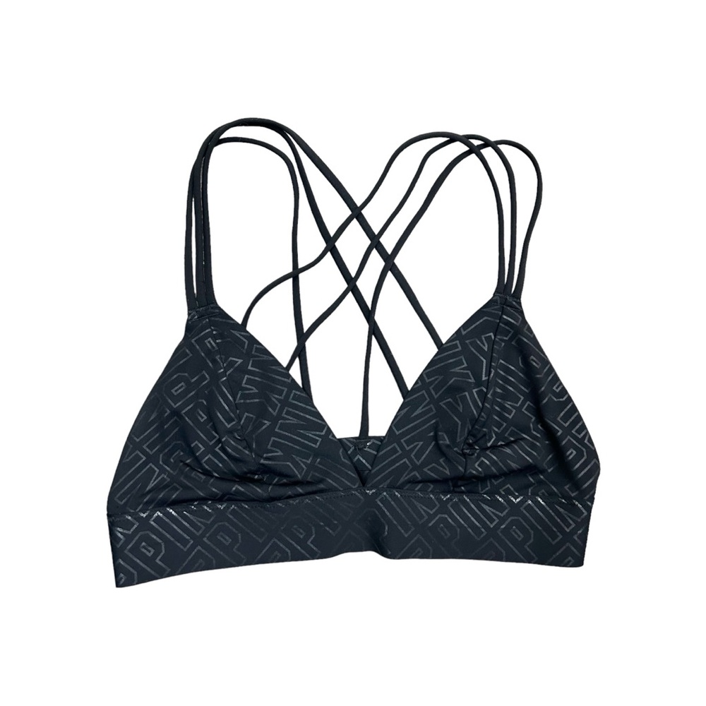 Pink Victorias Secret Unpadded‎ Low Impact Strappy Back Bra Small S